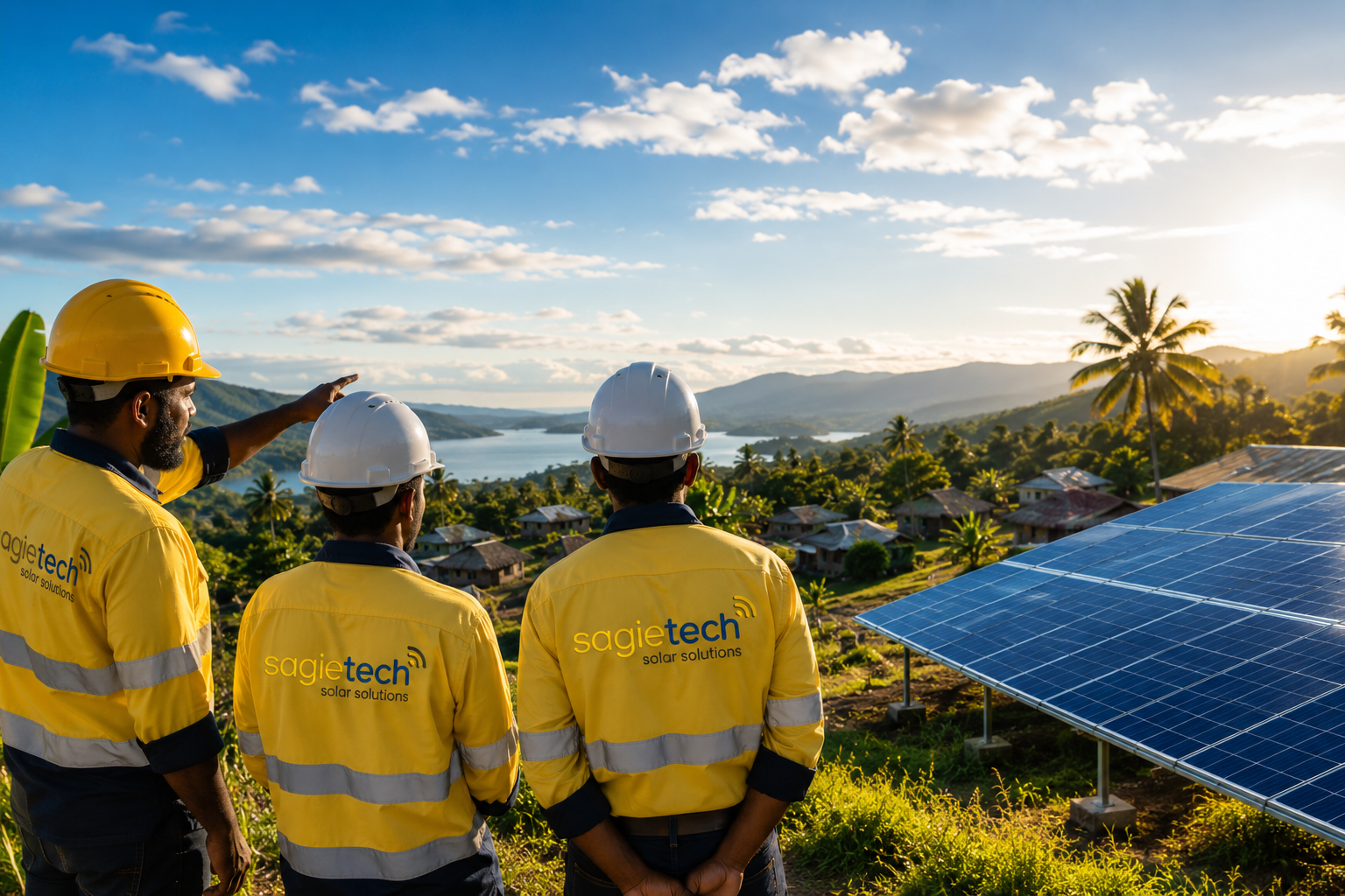 Sagietech Solar Solutions team and community